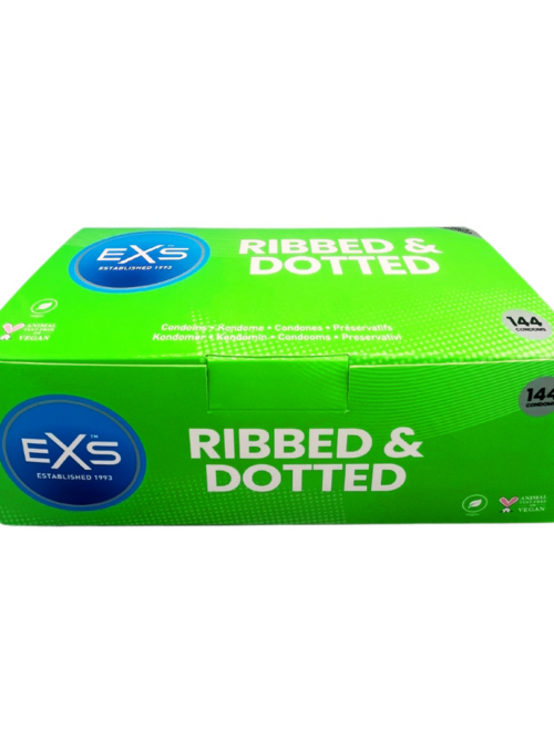 EXS 3 in 1 – Ribbed, Dotted en Flared – Condooms – 144 Stuks