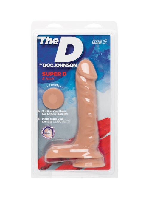 Super D – Realistische ULTRASKYN Dildo – 8 / 20 cm