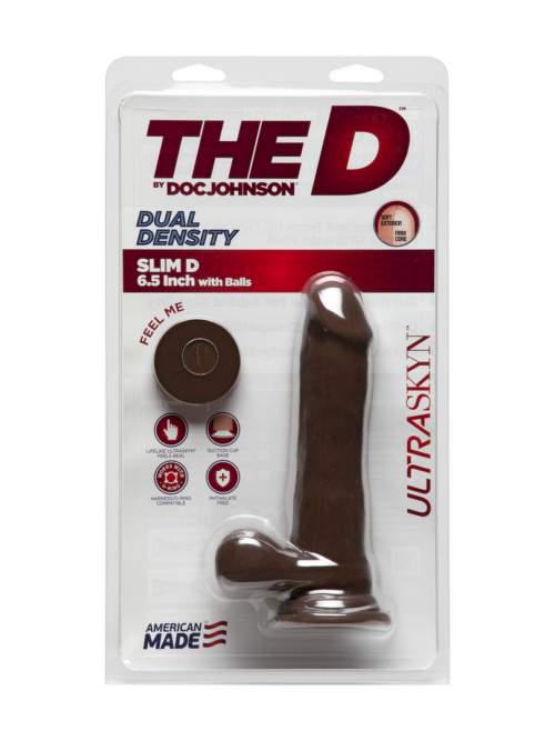 Slim D – Realistic ULTRASKYN Dildo met Ballen – 6 / 15 cm