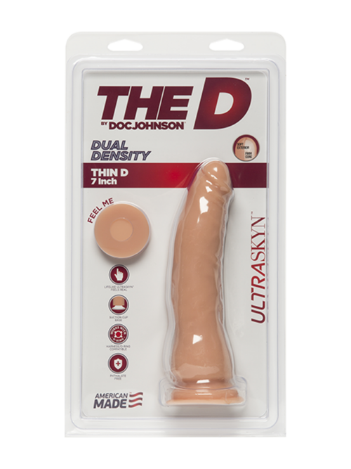 Dunne D – Realistische ULTRASKYN Dildo – 7 / 18 cm