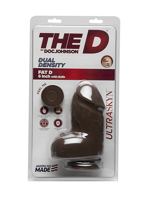 Fat D – Realistic ULTRASKYN Dildo met Ballen – 6 / 15 cm