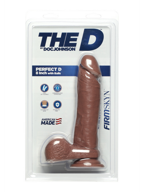 Perfect D – Realistic FIRMSKYN Dildo met Ballen – 8 / 20 cm