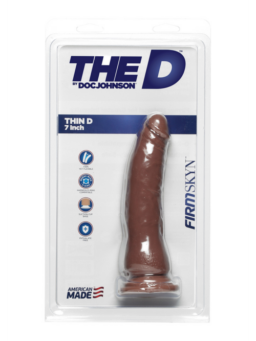 Dunne D – Realistische FIRMSKYN Dildo – 7 / 18 cm