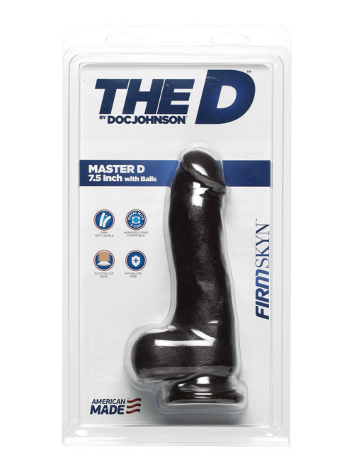 Master D – Realistic FIRMSKYN Dildo met Ballen – 7 / 18 cm