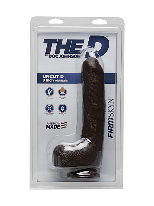 Ongecut D – Realistische FIRMSKYN Dildo met Ballen – 9 / 22 cm