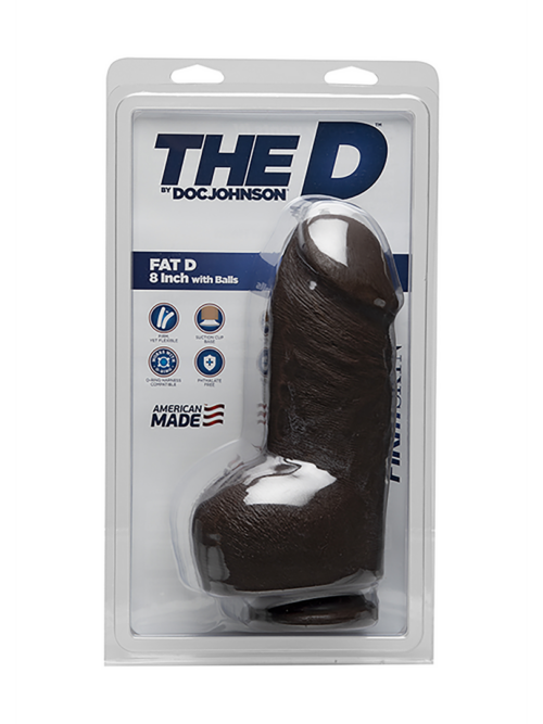 Fat D – Realistic FIRMSKYN Dildo met Ballen – 8 / 20 cm