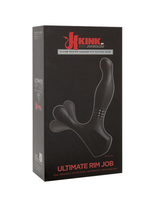 Silicone Prostate Massager met Rotating Edges