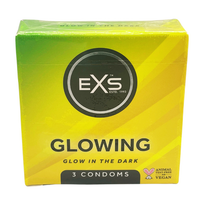 EXS Glow – Condooms – 3 Stuks