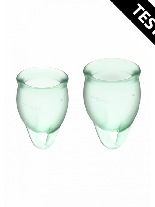 Feel Confident Menstruatiecup – Lichtgroen – Tester