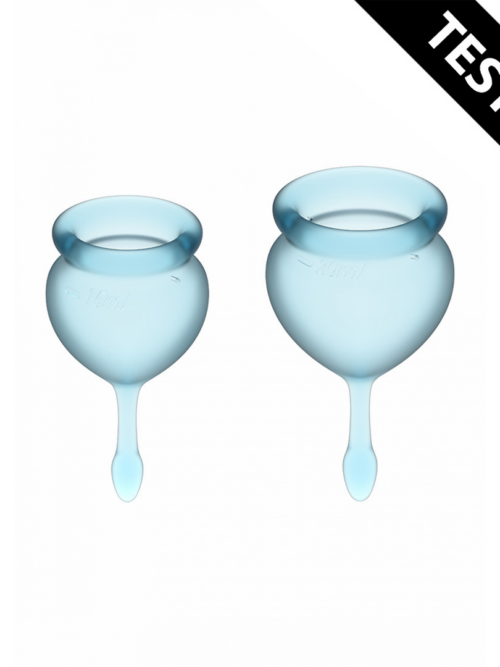 Feel Good – Menstruatiecup – Lichtblauw – Tester