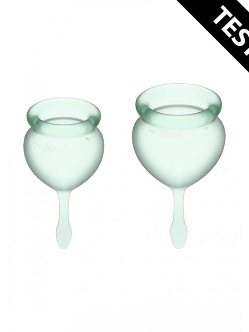 Feel Good Menstrual Cup – Lichtgroen – Tester