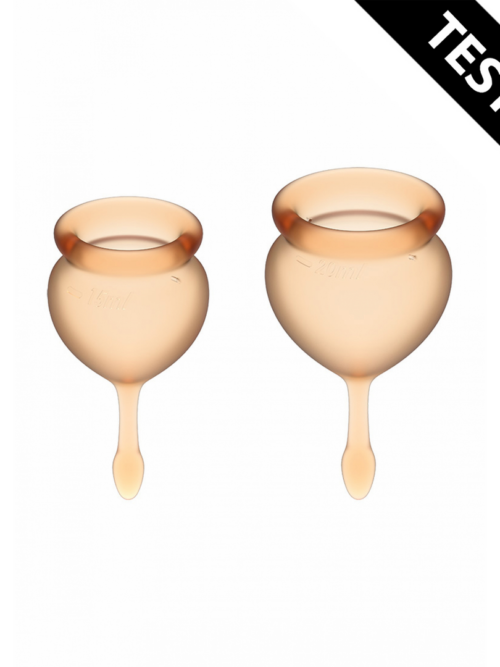 Feel Good Menstruatiecup – Oranje – Tester