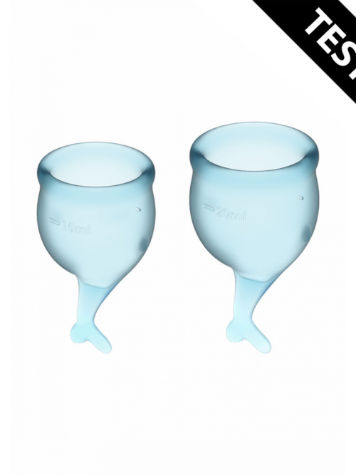 Feel Secure – Menstruatiecup – Lichtblauw – Tester