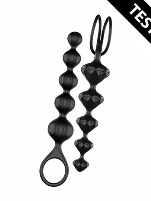 Love Beads Set van 2 – Zwart – Tester