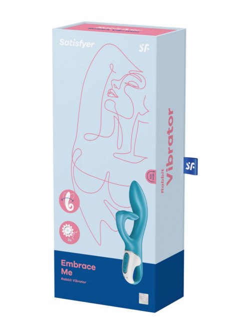 Omarm Mij – Konijnen Vibrator – Turquoise