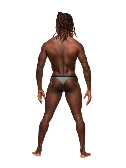 Micro V Thong – S/M – Jade