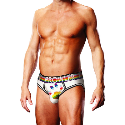 Oversized Paw Open Brief – S – Wit