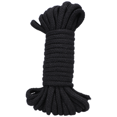 Katoenen Touw – 32 ft – Zwart