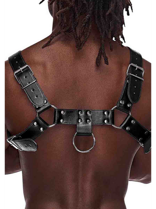 Ram – Imitatie Leer Harnas – One Size – Zwart
