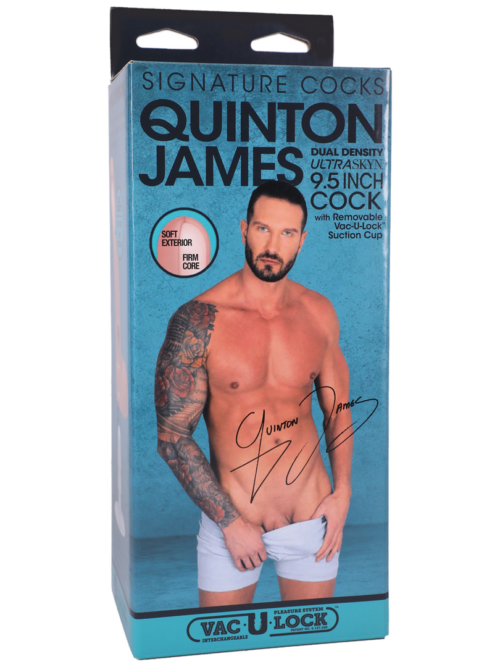 Quinton James – Realistic ULTRASKYN Dildo – 9.5 / 24 cm