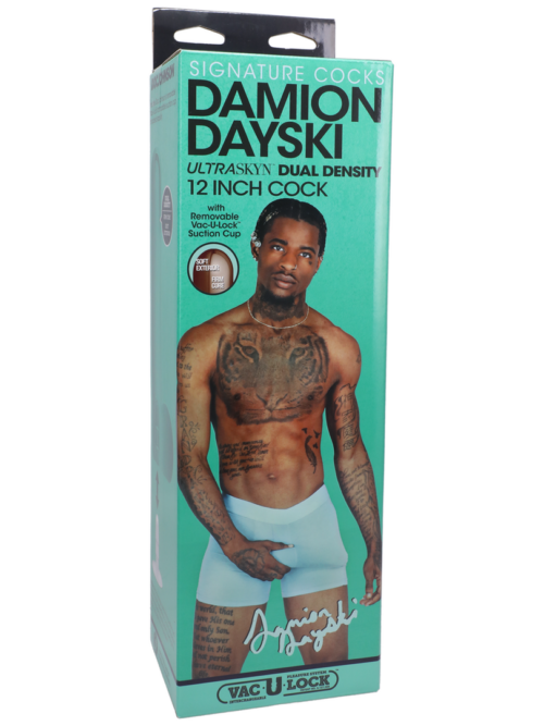Damion Dayski – Realistic ULTRASKYN Dildo – 12 / 30 cm – Chocolade