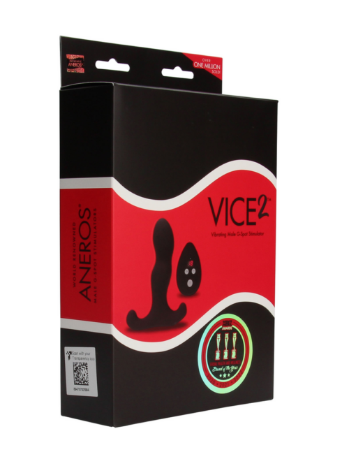 Vice 2 – Vibrerende Mannelijke G-Spot Stimulator – Zwart