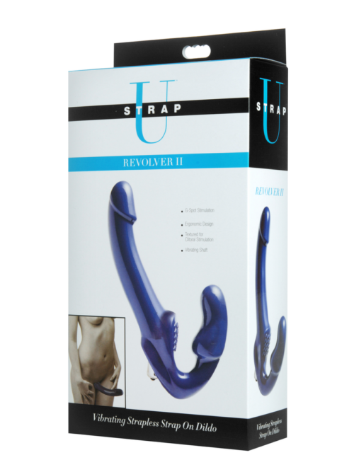 Revolver II Vibrerende Strapless Strap On Dildo