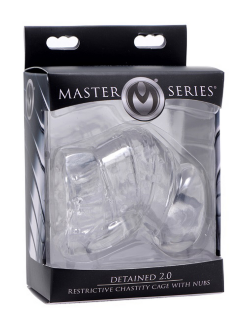Detained 2.0 – Restrictive Studded Chastity Cage