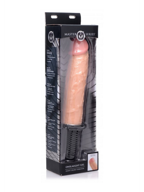 Onslaught – XXL Vibrerende Dildo Thruster