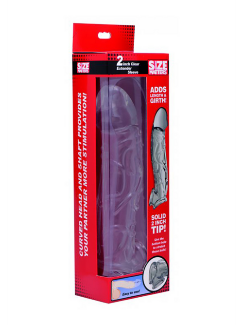 Transparante Penis Sleeve – 2 / 5 cm