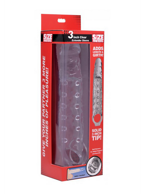 Transparante Penis Sleeve – 3 / 7,5 cm