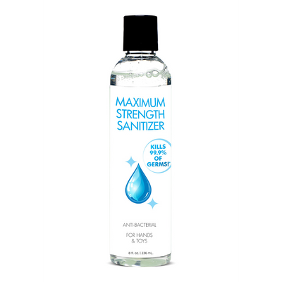 Maximale Kracht Sanitizer voor Handen en Speelgoed – 8 fl oz / 236 ml