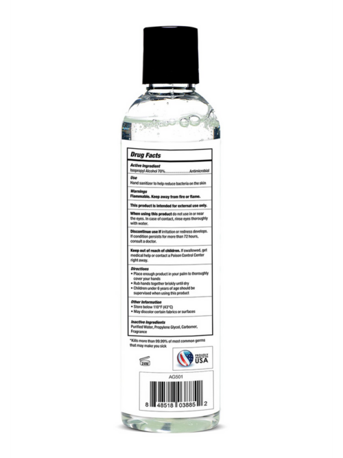 Maximale Kracht Sanitizer voor Handen en Speelgoed – 8 fl oz / 236 ml