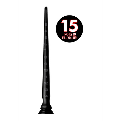 Tapered Siliconen Slang met Structuur – 15 / 38 cm
