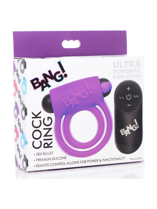 Silicone Cockring en Bullet met Afstandsbediening