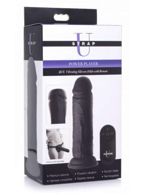 Power Player – Vibrerende Dildo met Afstandsbediening