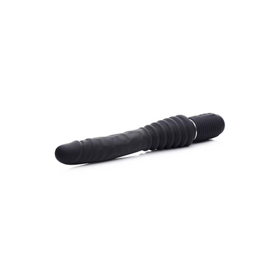 Thrust Master – Vibrerende en Duwende Dildo met Handvat