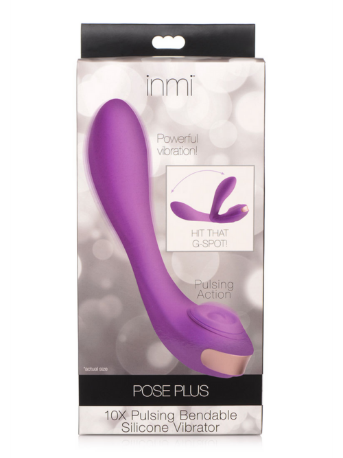Pose Plus – Buigbare Pulserende Siliconen Vibrator