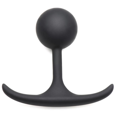 Comfort Plugs Silicone Weighted Round Plug 3.3 – Zwart