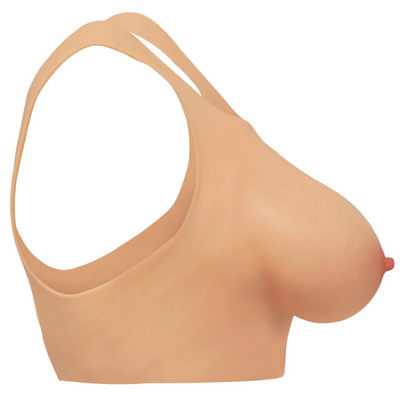 Perky Pair D-Cup Siliconen Borsten – Vlees