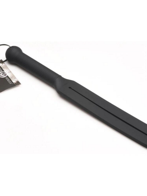 Stung Silicone Tawse – Zwart