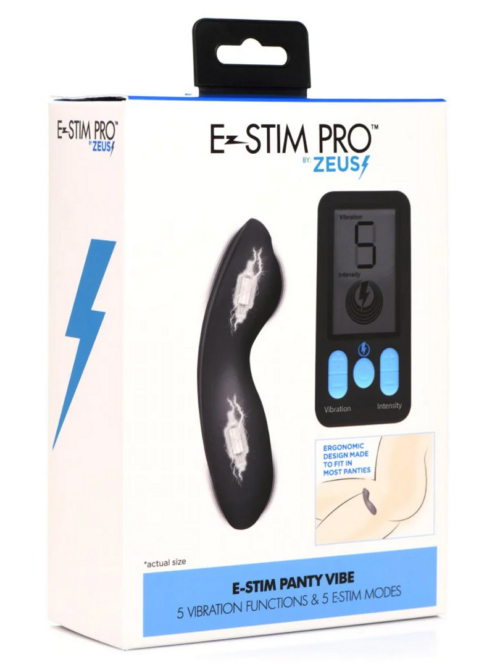 E-Stim Panty Vibe met Afstandsbediening – Zwart