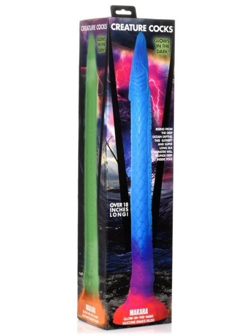 Makara – Glow in the Dark – Siliconen Slang Dildo