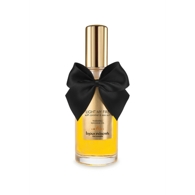 Light My Fire – Verwarmende Massageolie Zachte Karamel en Zeezout