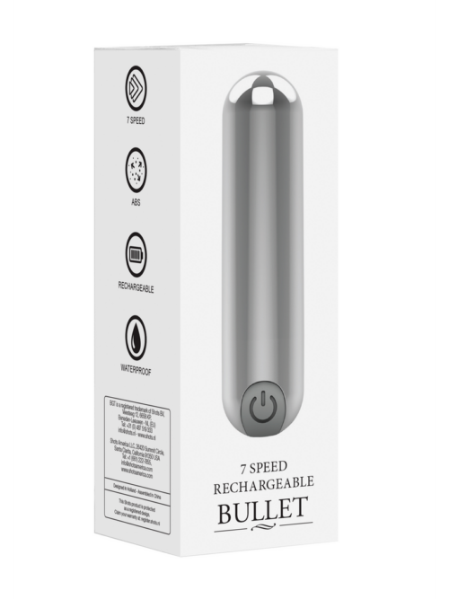 10 Speed Oplaadbare Bullet – Zilver