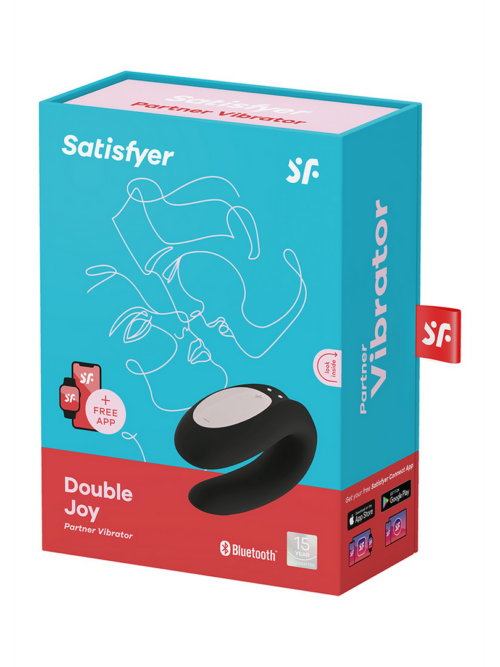 Double Joy – Partner Vibrator – Zwart
