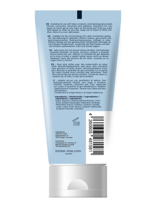 Mister Size – Gleitgel/Lubricant – 100 ml