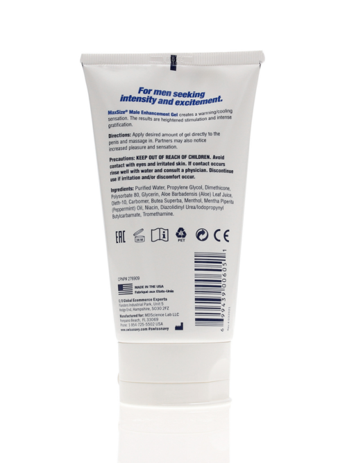 MAX Size – Enhancement Creme voor Mannen – 5 fl oz / 150 ml