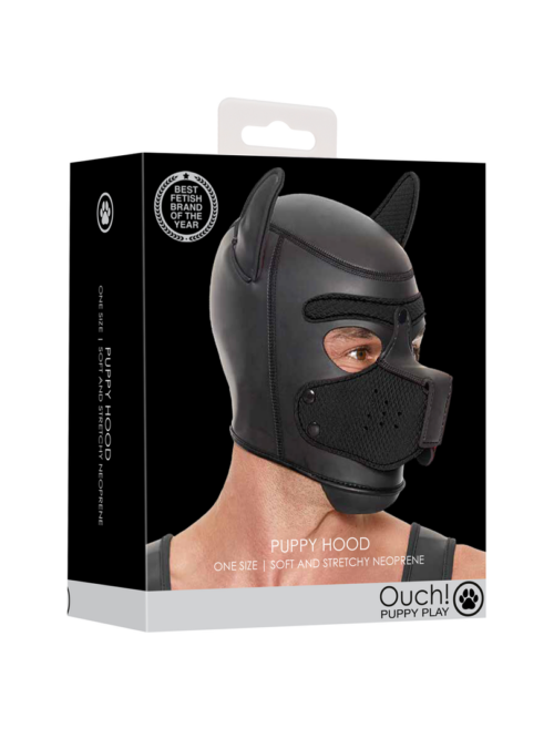 Neopreen Puppy Mask – Zwart