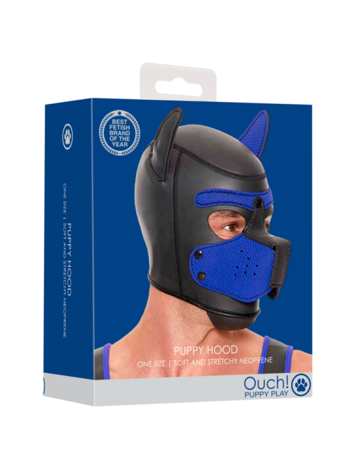 Neopreen Puppy Mask – Blauw